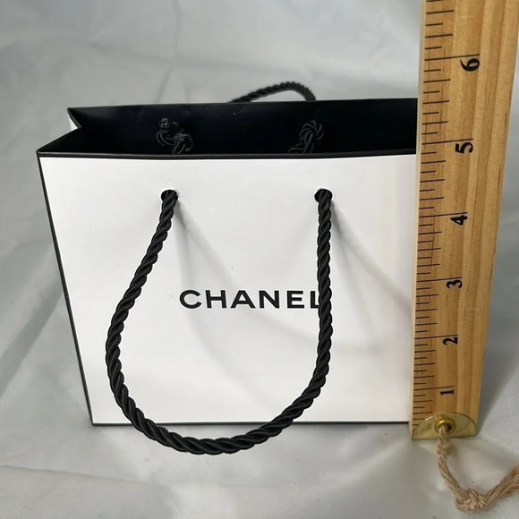 CHANEL Shopping Bag Perfume Size Paper Designer Authentic Mini - Picture 7 of 10